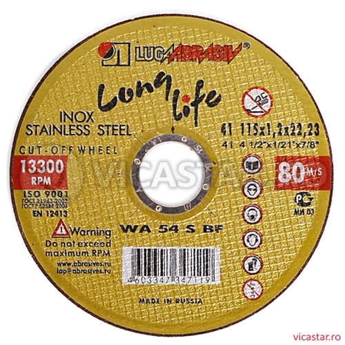 LUGADISC AUT115X1,2X22,2 inox