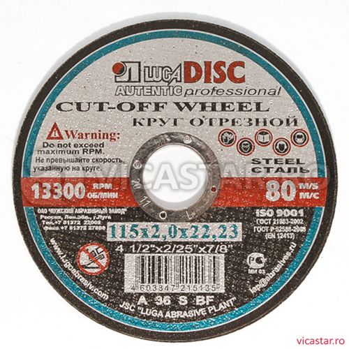 LUGADISC AUT115X2,0X22,2