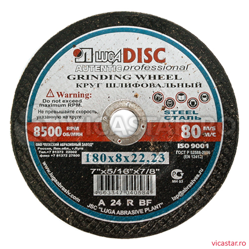 LUGADISC AUT180X8,0X22,2