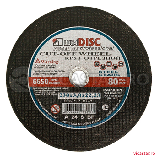 LUGADISC AUT230X3,0X22,2, metal