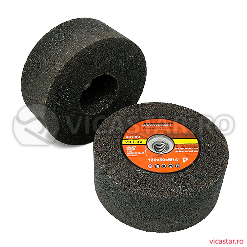 Piatra abraziva polizor, cilindrica, 125X50X14 P16