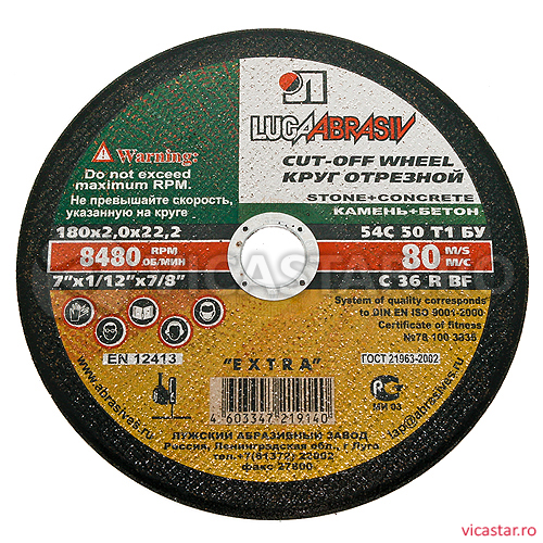 LUGADISC AUT180X2,0X22,2 stone