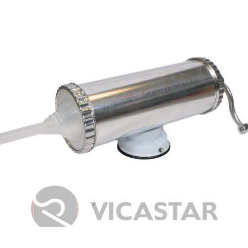 Masina manuala de facut carnati, 2.5kg, orizontala, 3 palnii 15mm, 19mm, 22mm